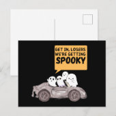 Cute Halloween Ghost spooktacular feestje Briefkaart (Voorkant / Achterkant)