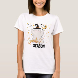 Cute Halloween Ghost Spooky Season T-shirt