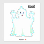 Cute Halloween Ghost Sticker (Vel)