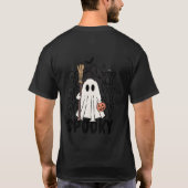 Cute Halloween Ghost – Trick or Treat Unisex Shirt (Achterkant)