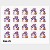 Cute Halloween Ghost Witch Sticker – Kawaii Ghost  (Vel)