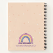 Cute Halloween Ghostie Notebook, Back to School Notitieboek (Achterkant)