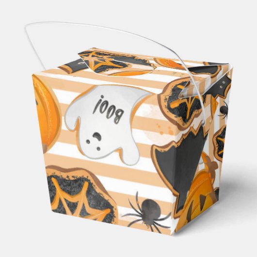 CUTE HALLOWEEN GHOSTS BATS SPIDER WEBS PUMPKINS BEDANKDOOSJES (Achterkant)