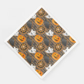 CUTE HALLOWEEN GHOSTS BATS SPIDER WEBS PUMPKINS SERVET (Hoek)