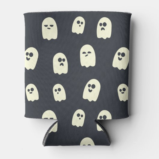 Cute Halloween Ghosts Blikjeskoeler (Voorkant)