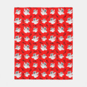 Cute Halloween Ghosts Fleece Deken (Voorkant)