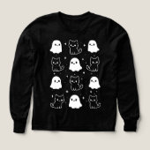 Cute Halloween Ghosts Kawaii Kitten (Voorkant)