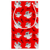 Cute Halloween Ghosts Klein Cadeauzakje (Achterkant)