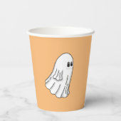Cute Halloween Ghosts Papieren Bekers (Achterkant)