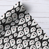 Cute Halloween Ghosts Patroon Cadeaupapier
