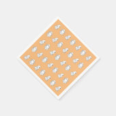 Cute Halloween Ghosts Servet (Hoek)