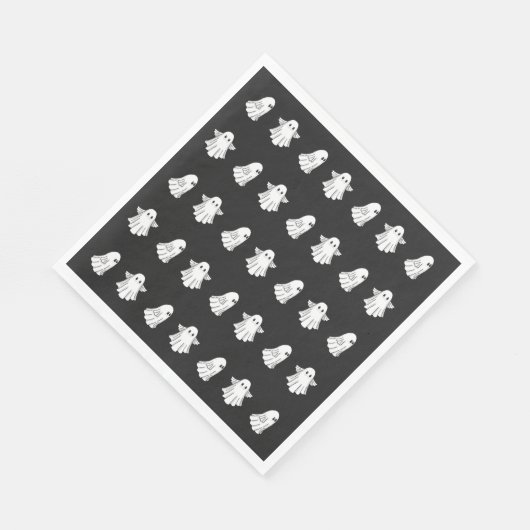 Cute Halloween Ghosts Servet (Hoek)