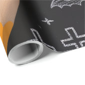 Cute Halloween Gift Wrap Cadeaupapier (Rol Hoek)