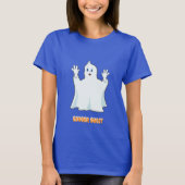 Cute Halloween Ginger Ghost T-shirt (Voorkant)