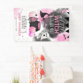 Cute Halloween Girls Pink Baby shower Spandoek (Insitu)