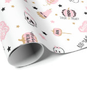 Cute Halloween Glam Gift Wrapping Paper Cadeaupapier (Rol Hoek)