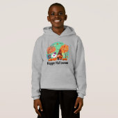 Cute Halloween Gnome and Ghost with Text Boy's (Voorkant volledig)