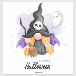 Cute Halloween Gnome Sticker