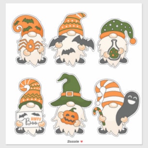 Cute Halloween Gnomes Sticker