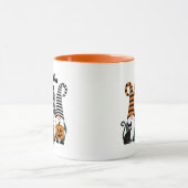 Cute Halloween Gnomes with Cauldron and Pumpkin Mok (Midden)