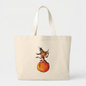 Cute Halloween Grote Tote Bag (Voorkant)