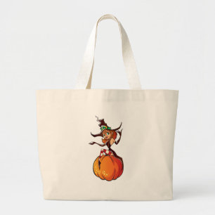 Cute Halloween Grote Tote Bag