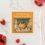 Cute Halloween Hamster Snack Party Servet (Insitu)