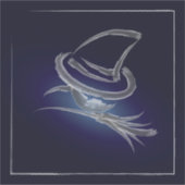 Cute Halloween heks 2 Sticker (Voorkant)
