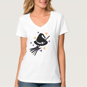 Cute Halloween Heksen Confetti Kostuum Feest T-shirt