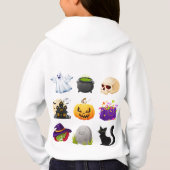 Cute Halloween Hoodie for Kids – Spooky Fun Ghost, (Achterkant)