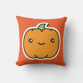Cute Halloween Jack-o-lantern Argyle Kussen