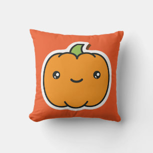 Cute Halloween Jack-o-lantern Argyle Kussen