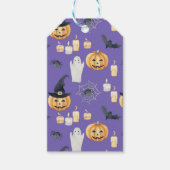 CUTE HALLOWEEN JACK OLANTERN PUMPKINS CANDLES MOON CADEAULABEL (Voorkant)