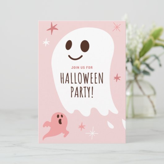 Cute Halloween-kaart Bedankkaart (Staand voorkant)