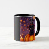 Cute Halloween Kat Koffiekop – Limited Editie 💫 Mok (Voorkant rechts)