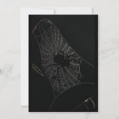 Cute Halloween Kids Birthday Party Invitation Kaart (Achterkant)