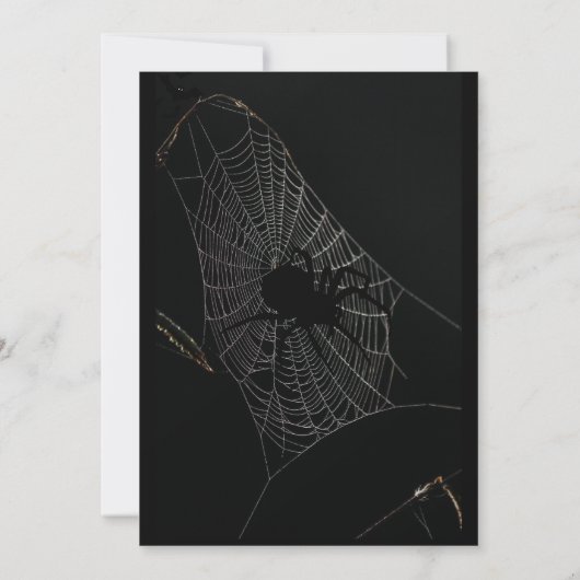 Cute Halloween Kids Birthday Party Invitation Kaart (Achterkant)