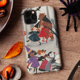 Cute Halloween kinder kostuum truc en traktatie pa Case-Mate iPhone Case