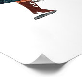 Cute Halloween kinder kostuum truc en traktatie pa Poster (Hoek)