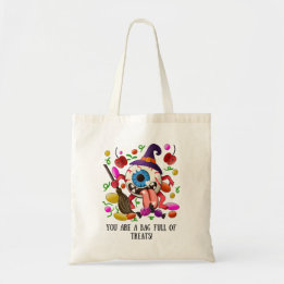 Cute Halloween Kinder Trick or treat Bag Tote Bag