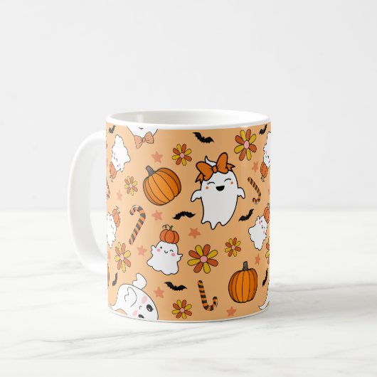 Cute Halloween Koffiemok (Voorkant links)