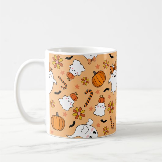 Cute Halloween Koffiemok (Links)