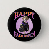 Cute Halloween Labrador Ronde Button 5,7 Cm (Voorkant)