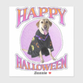 Cute Halloween Labrador Sticker (Vel)