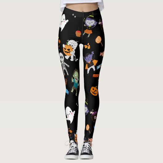 Cute Halloween Leggings (Voorkant)