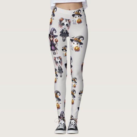 Cute Halloween Leggings (Voorkant)