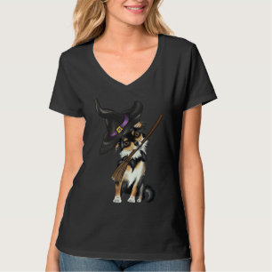 Cute Halloween Long Hair Chihuahua die Dog Costu T-shirt
