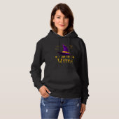 Cute Halloween matching couples i am his Witch Adu Hoodie (Voorkant volledig)