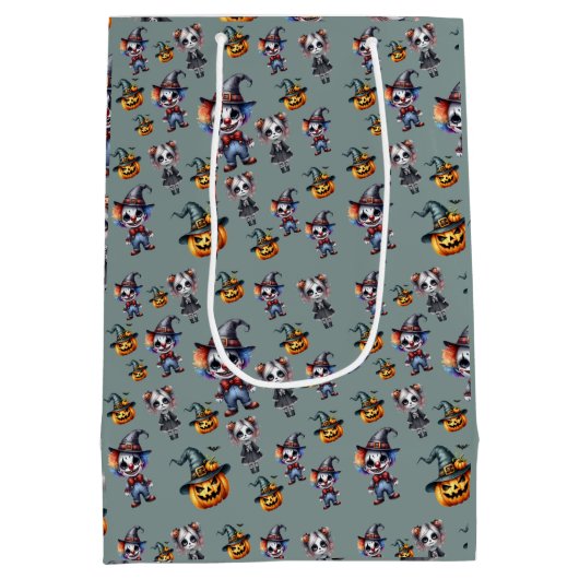 Cute Halloween Medium Cadeauzakje (Achterkant)