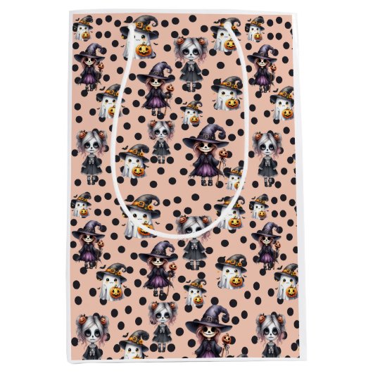 Cute Halloween Medium Cadeauzakje (Voorkant)